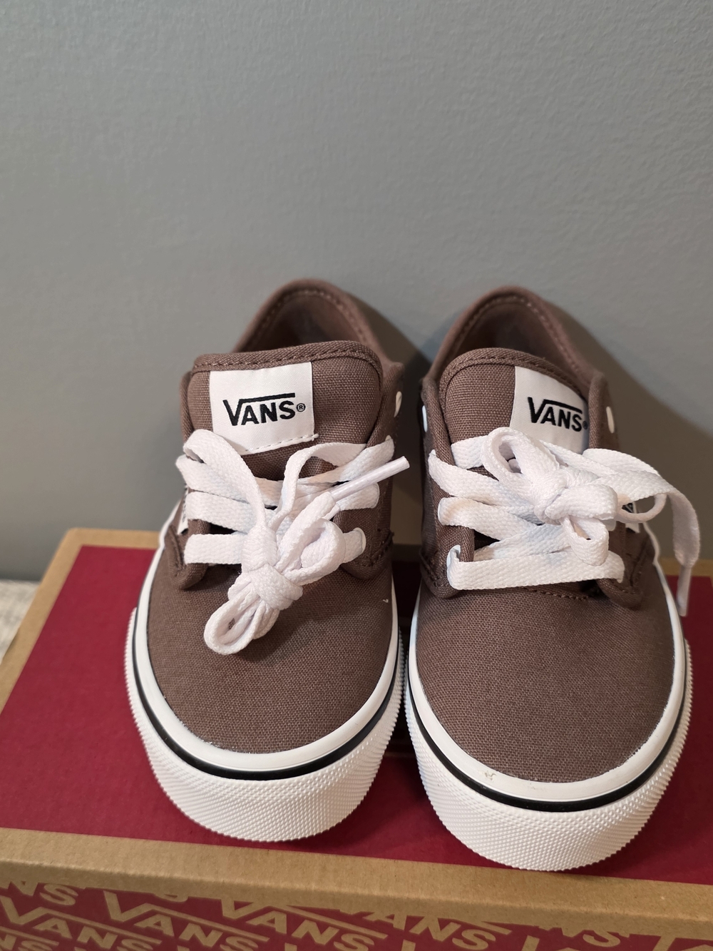 Vans Kids Classic Brown Canvas Sneakers